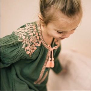 NWT SS20 Bonheur du Jour Nais Embroidered Dress